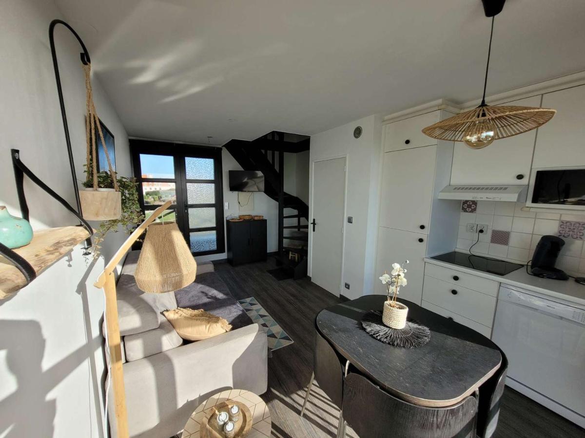 Apartamento Duplex Neuf Avec Balcon Vue Mer, Parking Prive Et Wifi - 2 Pers, Proche Commerces - Fr-1-675-19 Wimereux Exterior foto